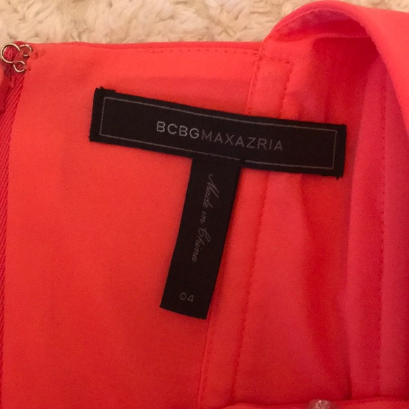 Coral BCBG gown - Picture 5 of 6